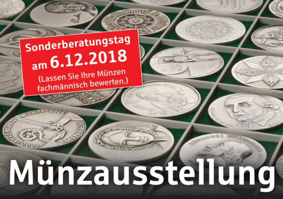 Münzen und Medaillen kostenlos bewerten lassen: 6.12. in Flöha