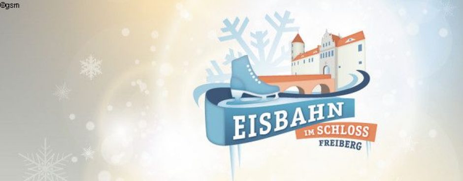 Eisbahn im Schloss.