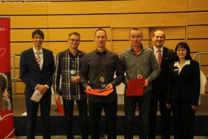 Karsten Reichelt, Andre Kirmse und Timo Laubenstein sind die Erstplatzierten in der Kategorie "Männer ab 40 Jahre".