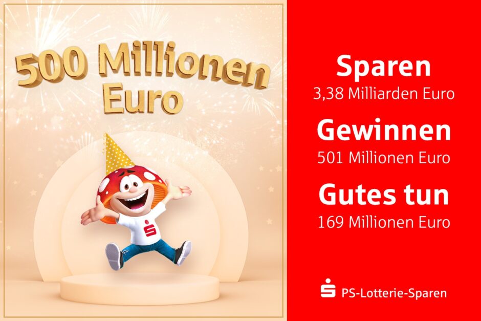 So viel Glück: 500 Millionen Euro seit 1993!
