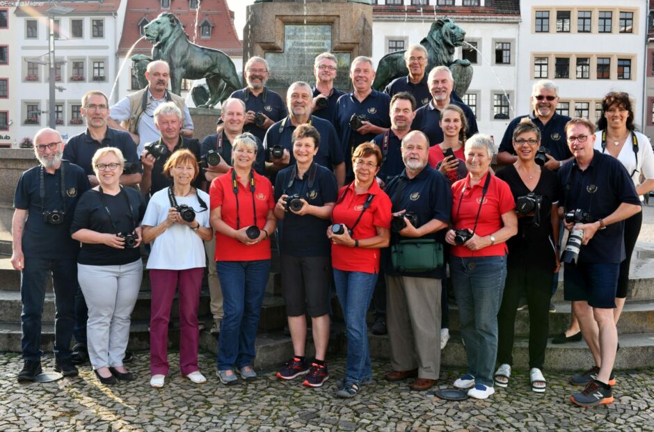 Fotoausstellung der Freiberger Fotofreunde in der Hauptfiliale Freiberg.