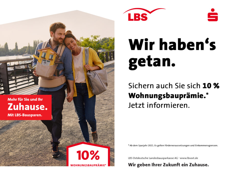 Comeback für die Wohnungsbauprämie. Bausparen ist einfach.