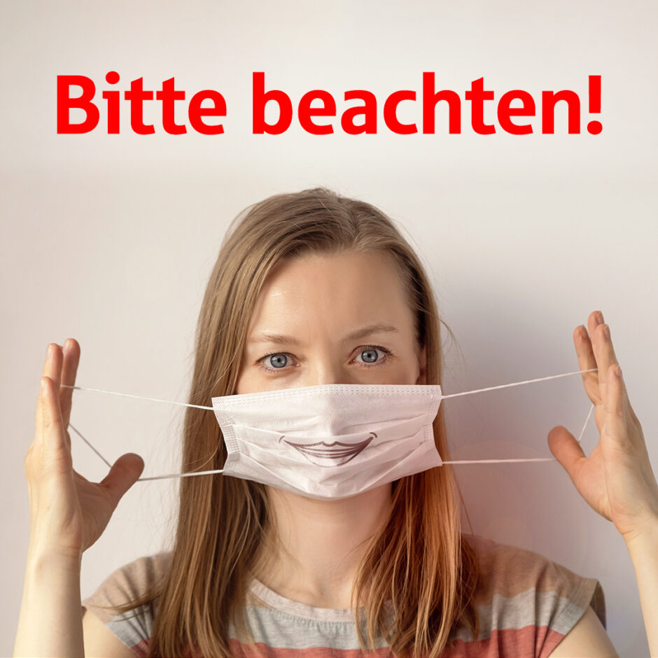 Hygieneregeln beim Besuch unserer Geschäftsräume.