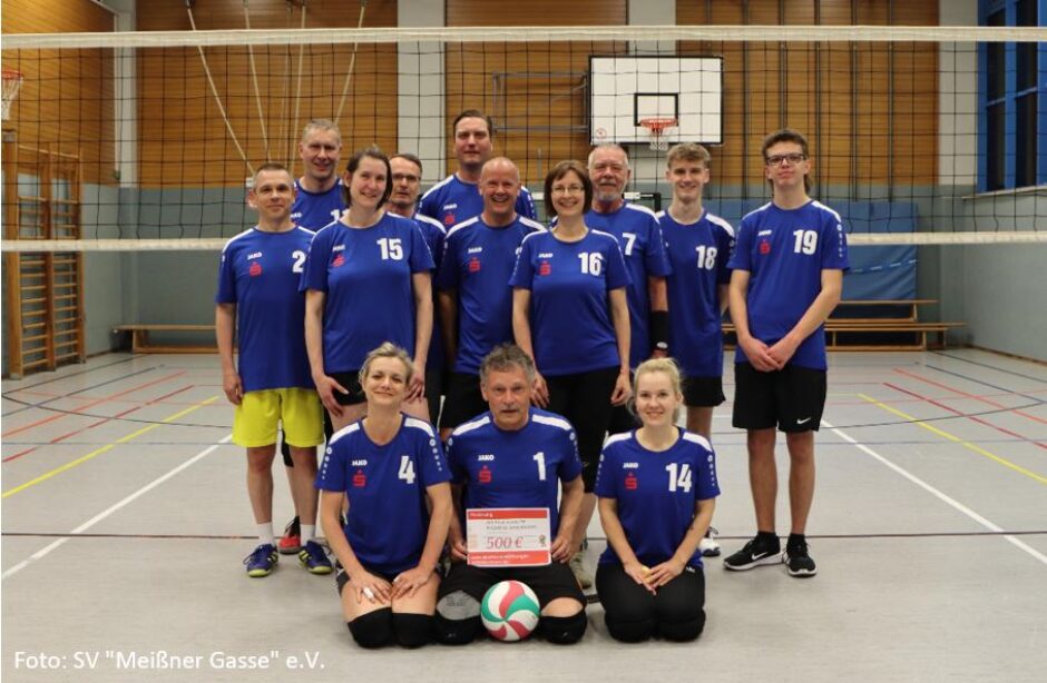 Zuschuss für die Volleyballer des SV „Meißner Gasse“ e.V.