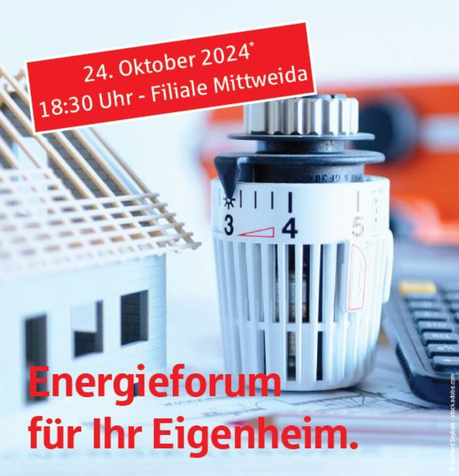 Energieforum für Ihr Eigenheim. Jetzt bis 18. Oktober anmelden!