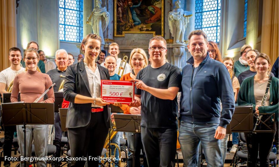 Sparkassen-Stiftung für Kunst und Kultur unterstützt zwei Freiberger Musikvereine