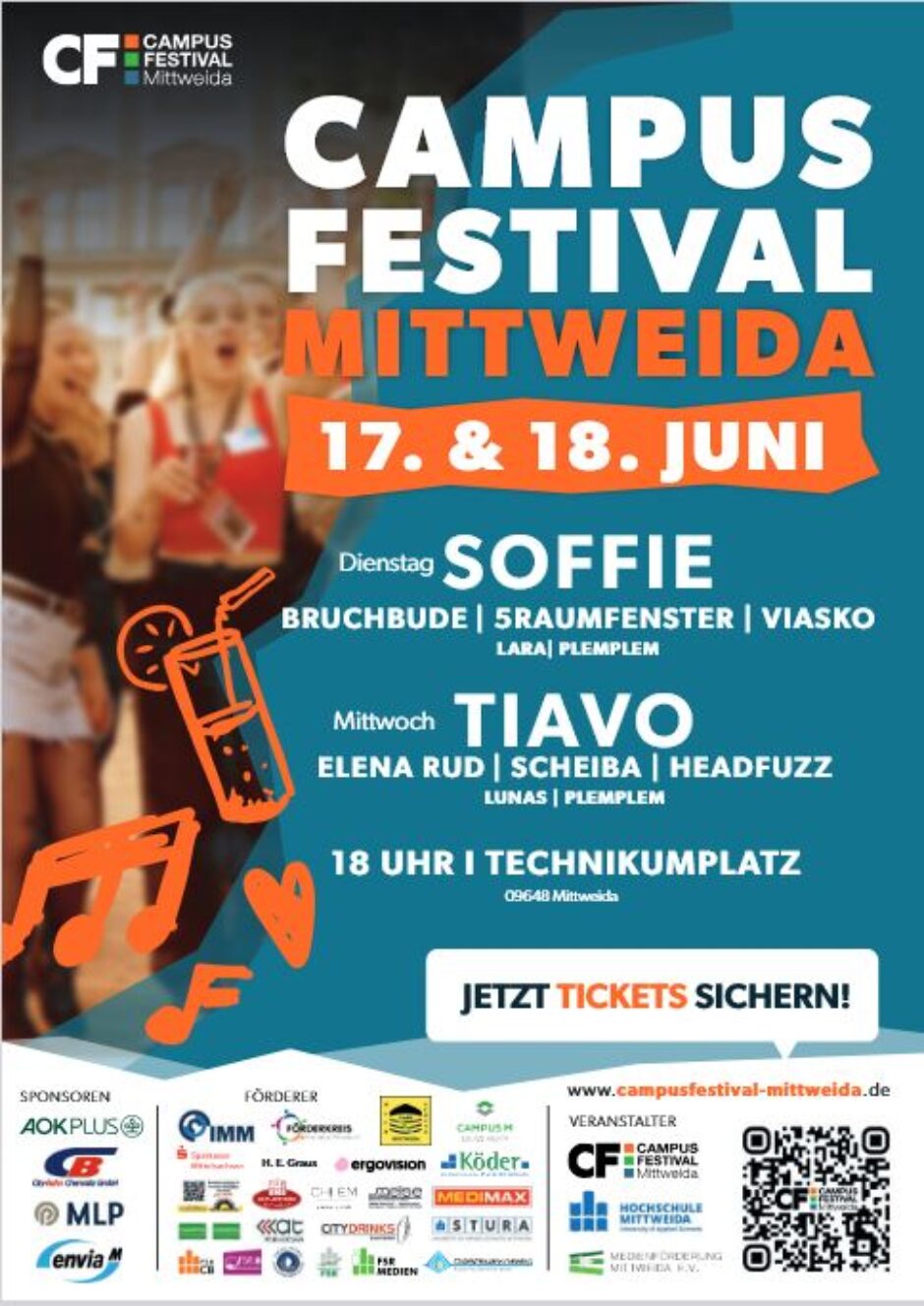 CAMPUSFESTIVAL MITTWEIDA: 2 Tickets gewinnen!