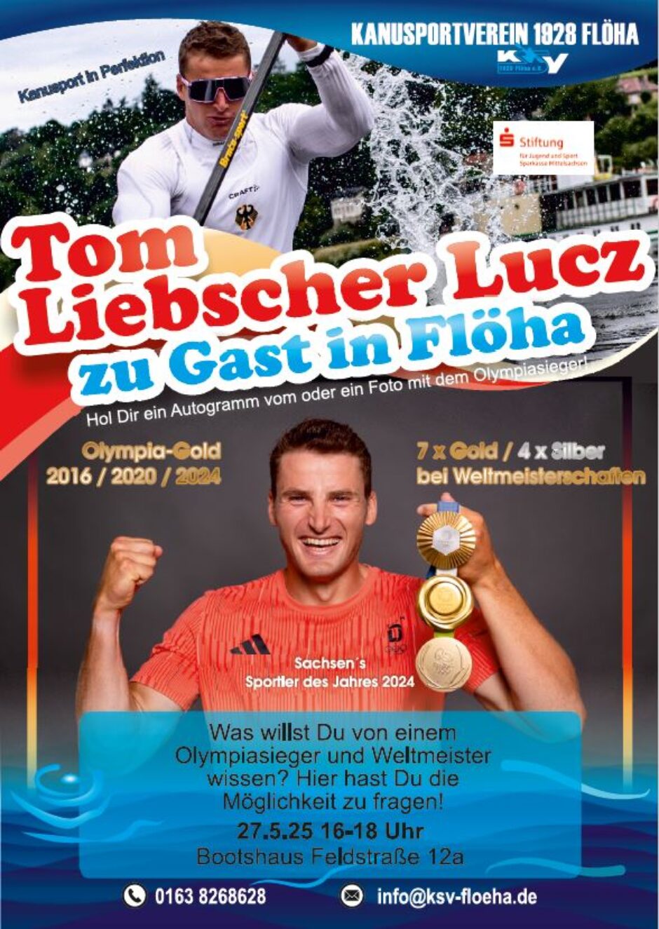 Olympia-Luft in Flöha: am 27.5. beim KSV 1928!
