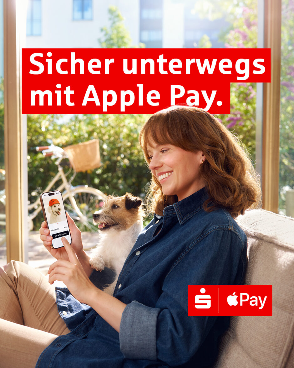 Sicher unterwegs mit Apple Pay.