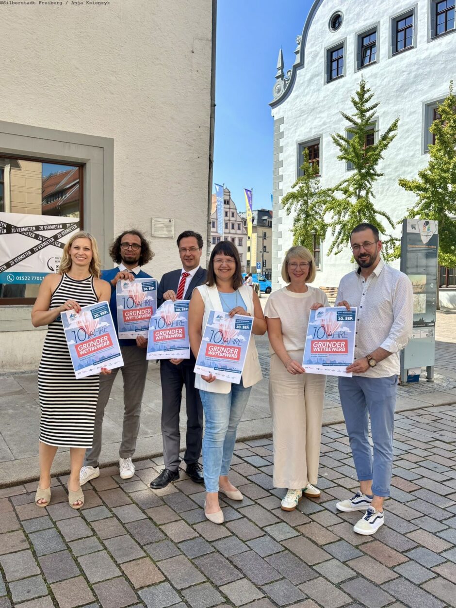 10 Jahre Gründerwettbewerb in Freiberg. Neue Geschäftsideen und innovative Konzepte bis 30. September gesucht.