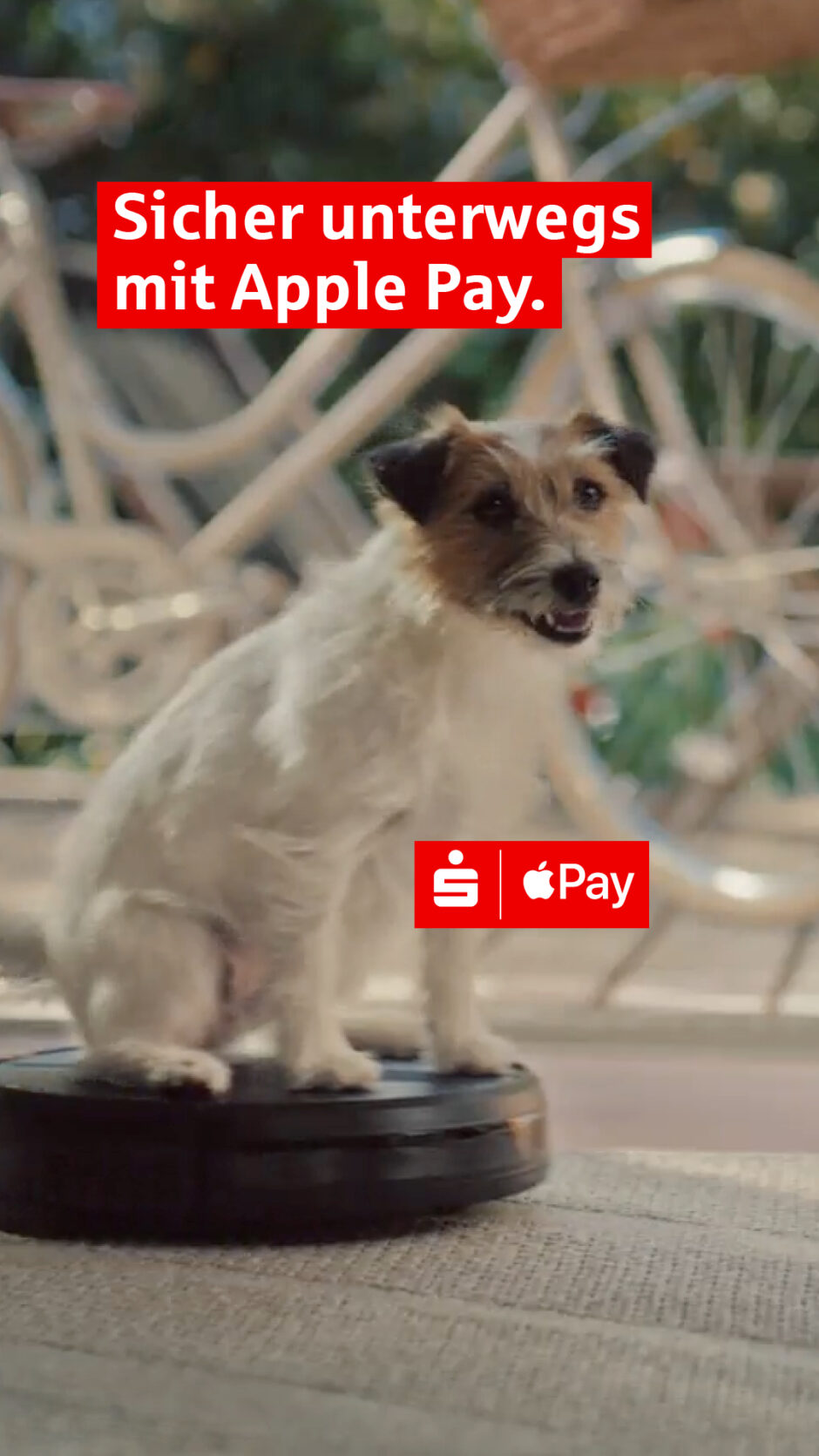 Mit Apple Pay sicher unterwegs.