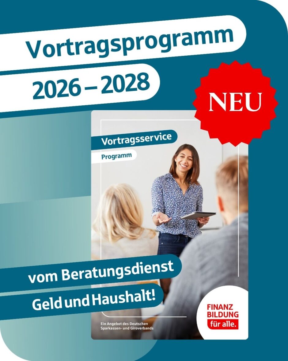 „Geld und Haushalt“ November: Neues Vortragsprogramm entdecken