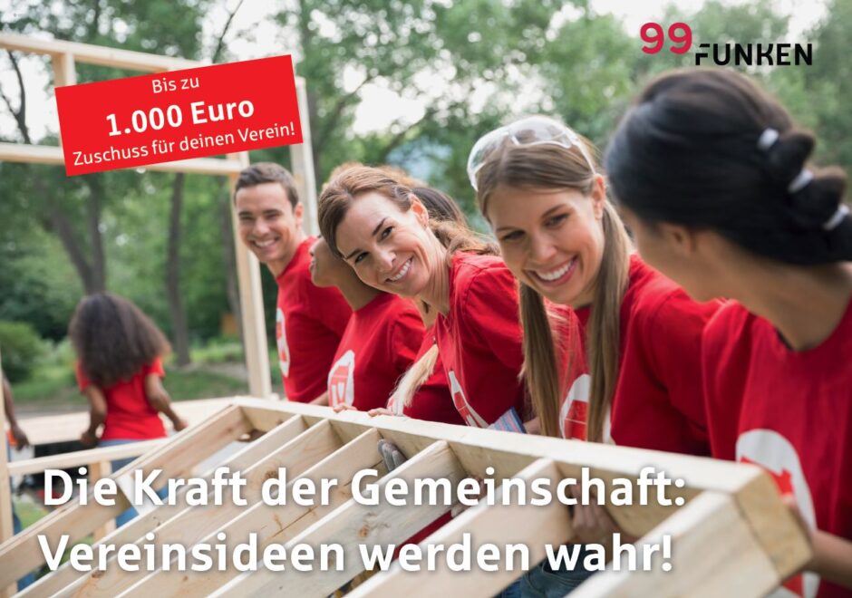 Für Vereinsprojekte 2026: Aufruf anlegen, Crowd begeistern und 1.000 Euro sichern!