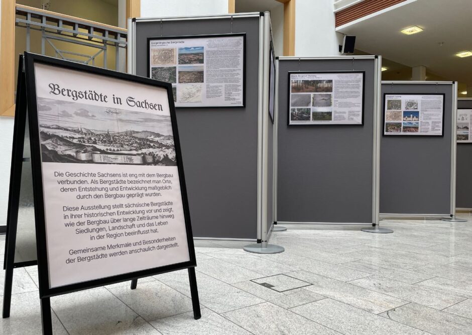 Bis 27. März in Mittweida: Ausstellung „Bergstädte in Sachsen“