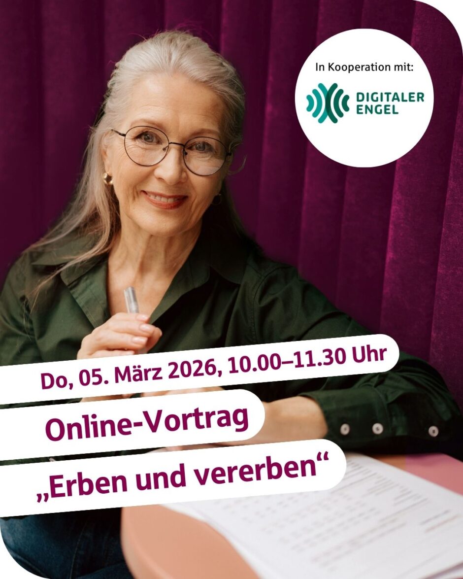 Vortragsreihe Digitaler Engel: #1 Erben und vererben am 5. März 2026