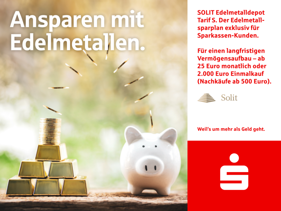 Vermögensaufbau mit Gold, Silber, Platin und Palladium.