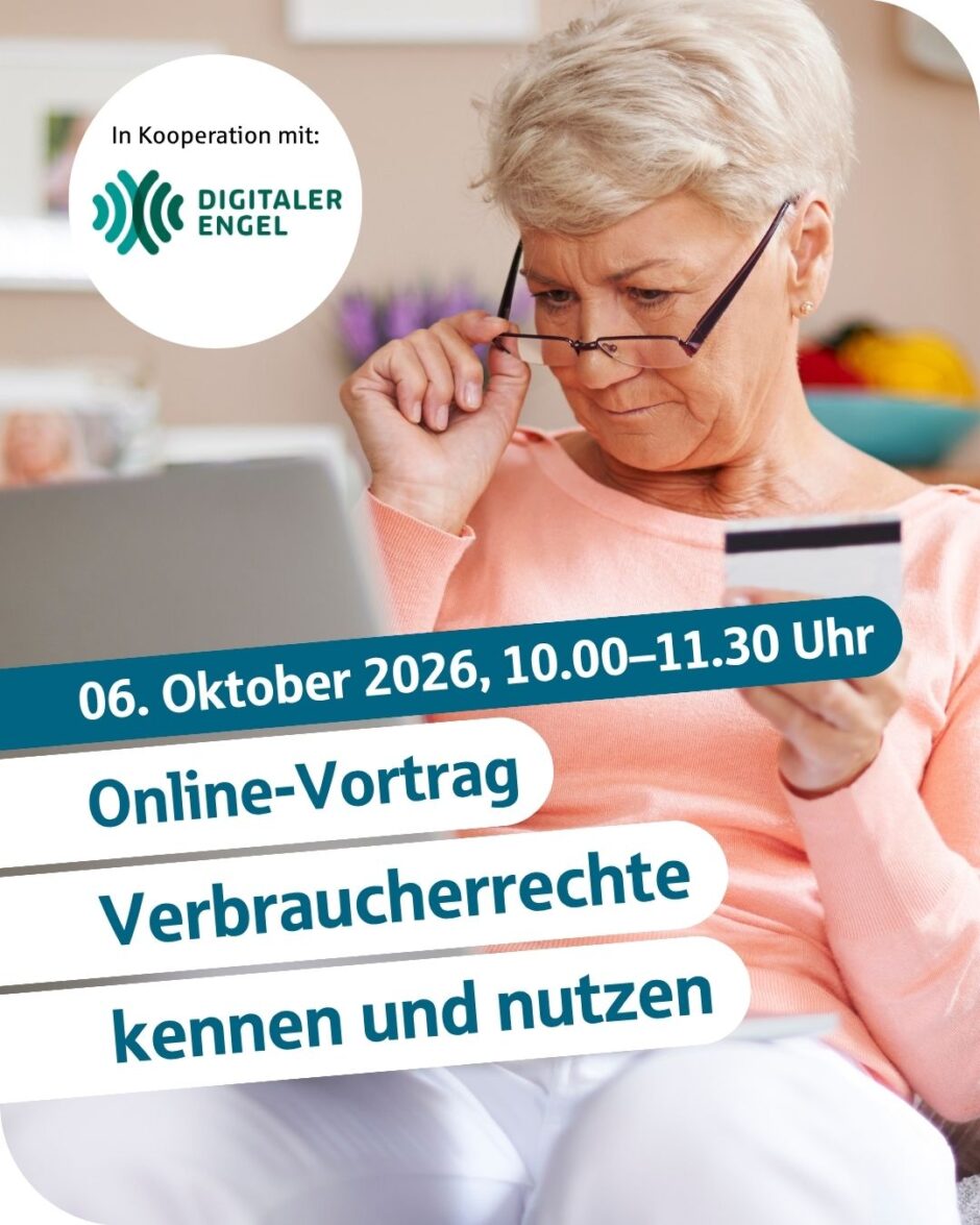 Online-Vortrag: „Verbraucherrechte kennen und nutzen“